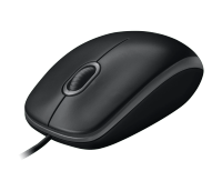 Logitech เม้าส์ USB รุ่น B100 (Optical USB Mouse)