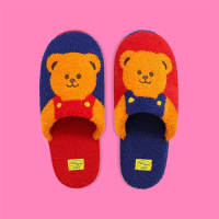 WiggleWiggle Home Slippers - Twin bears / รองเท้าใส่ในบ้าน แฝดน้องหมี