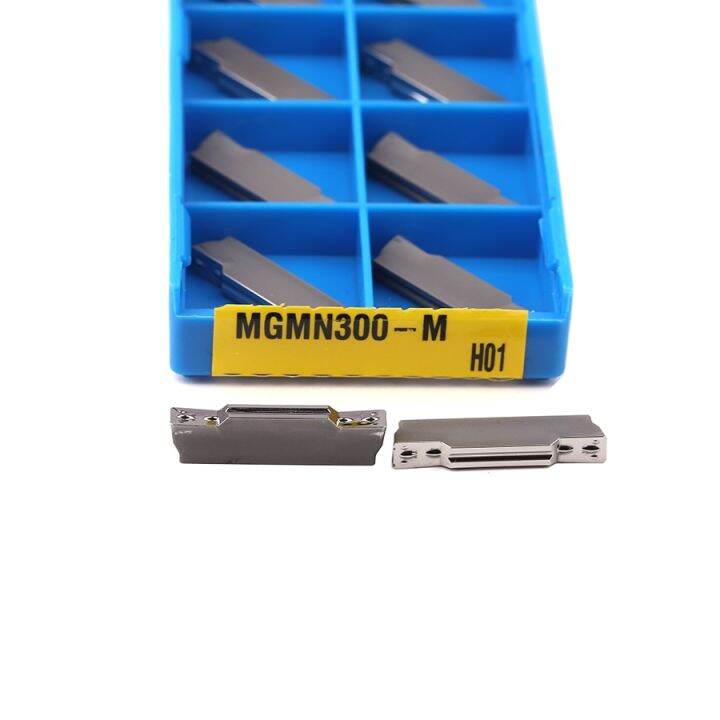 10pcs-mgmn150-g-mgmn200-g-mgmn250-mgmn300-mgmn400-m-h01-คาร์ไบด์-slotted-อลูมิเนียมแทรก-cnc-lathe-turning-tools-เม็ดมีดตัด