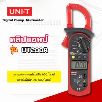 โปรโมชั่น++ UNI-T Clamp Mutimiter Power คลิปแอมป์ แคมป์มิเตอร์ดิจิตอล รุ่น UT200A วัดแรงดันไฟสูงสุด 600V AC/DC วัดกระแสไฟสูงสุด 200V ราคาถูก เครื่องวัดไฟฟ้า เครื่องวัดกระแสไฟฟ้า ไฟฟ้า  เครื่องมือช่าง