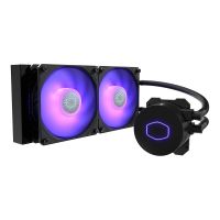 LGA 1700 Cooler Master MasterLiquid ML240L RGB V2, Close-Loop AIO CPU Liquid Cooler, 240 Radiator #พัดลมซีพียู