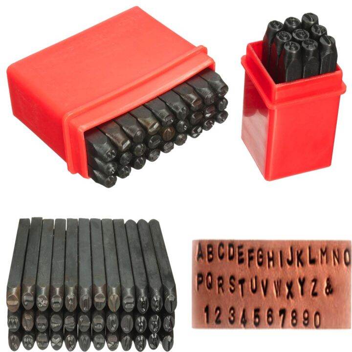 YANGS Mark Engraved Leather Steel Word Alphabet Stamping Craft Tool