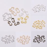 【CW】 100Pcs/lot 4x8 mm Pendant Necklace Buckle Clasp Connectors Jewelry Making Finding Accessories Wholesale