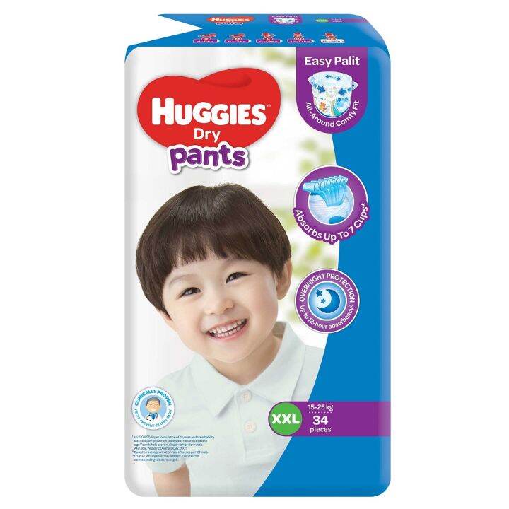 Huggies Dry Pants Diaper XXL 1525kg 34s Lazada PH