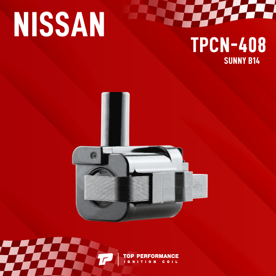 top-performance-ประกัน-3-เดือน-คอยล์จุดระเบิด-nissan-sunny-b14-ga16-ตรงรุ่น-tpcn-408-made-in-japan-คอยล์หัวเทียน-คอยล์จานจ่าย-คอยล์ไฟ-นิสสัน-ซันนี่-22433-01m00