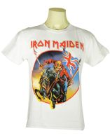 เสื้อวง IRON MAIDEN เสื้อวินเทจ ผ้าร้อยแท้ ไอเอิร์นเมเดน ไซส์ยุโรป PTD8102