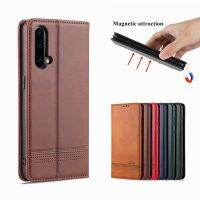 (Bishop Belle) Luxury Magnetic Attraction Case สำหรับ Oneplus Nord CE 5G ฝาครอบป้องกันกระเป๋าสตางค์เคสโทรศัพท์ช่องเสียบการ์ด AZNS คุณภาพสูง