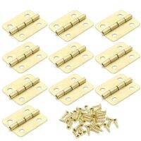 PCF* 10x Kitchen Cabinet Door 4 Holes Drawer Hinges Jewelry Box Furniture 18x16mm