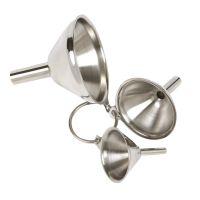 【CW】 3pcs Small Mouth Funnel Filling Hip Flask Beer Spice Wine Filter Funnel y4