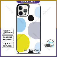 Marimekko 1422 กรณีโทรศัพท์มือถือ iPhone 14 Pro Max / iPhone 13 Pro Max / iPhone 12 Pro Max / Samsung Galaxy Note10 Plus / S22 Ultra ฝาครอบป้องกันการตก