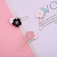 【jw】✧™✘  Paper Bookmarks Metal Student Stationery Binding Pins