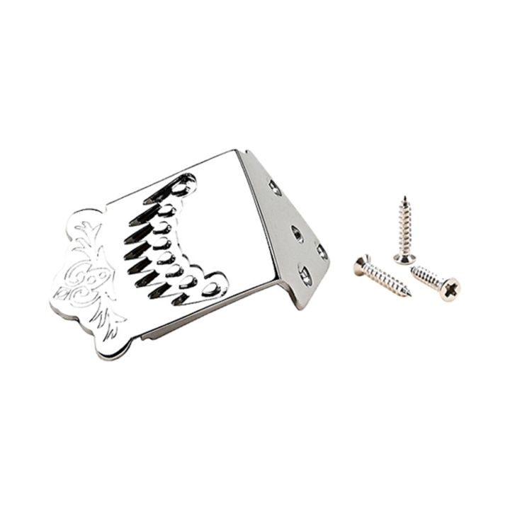 mandolin-tailpiece-with-screws-chrome-plated-guitar-tailpiece-mandolin-replacement-parts-musical-instrument-accessories