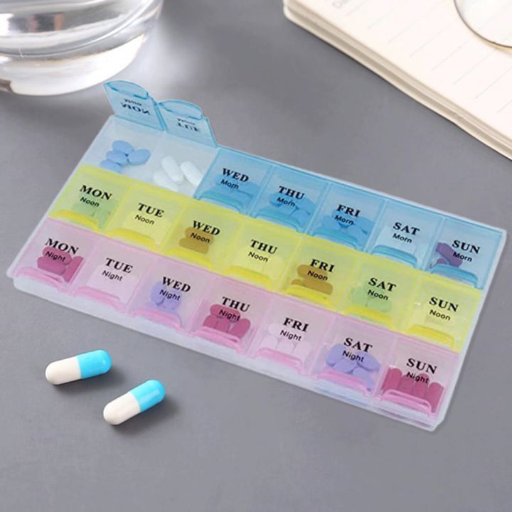 cw-pill-medicine-storage-21-grids-three-rows-refillable-weekly-vitamin-pills-dispenser