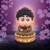 12Cm Buddha Crayon Shin-Chan Anime Figure Shinnosuke Nohara Action Figurines Model Kawaii Model Decoration Ornament Toys Gifts