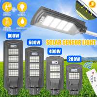 200W 400W 600W 800W COB Solar Light PIR Motion Sensor Garden Wall outdoor Solar street lamp Waterproof Smart Remote Control Outdoor Lighting