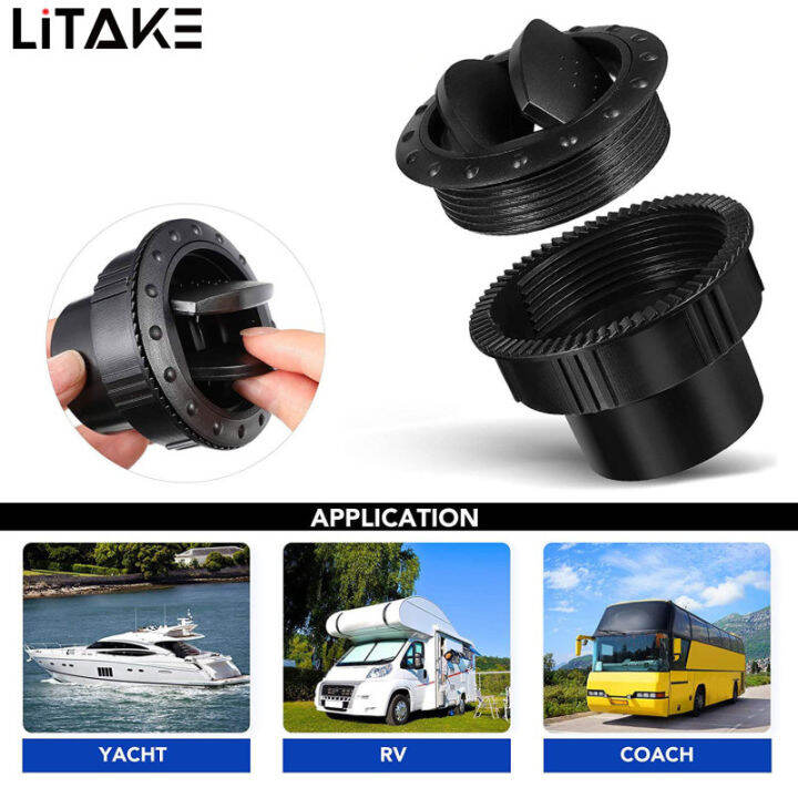 80mm Universal Air Conditioning Vent Deflector Round Dashboard AC Air