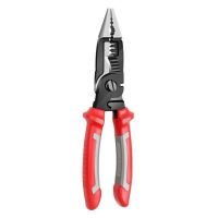 Nine and multifunction electrician tongs long nose pliers line pressing pliers steak special steel wire line drawn wire cutters stripping artifact