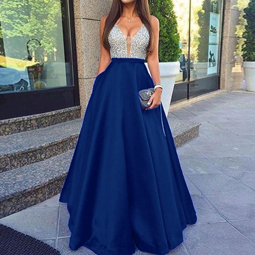 Details about   Mesh Lace Belted Formal Evening Long Sleeve Wedding Dress Ball Prom Gown Floral