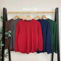 ❤️‍HuClo❤️‍Azalea Baju Tshirt Perempuan l Long Sleeve Ironless Women Tshirt Round Neck Top Shirt