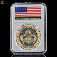 U.S. Special Forces Green Beret Challenge Coin U.S. Army Military Series Anniversary Collectible Coin Value Ornament W/PCCB