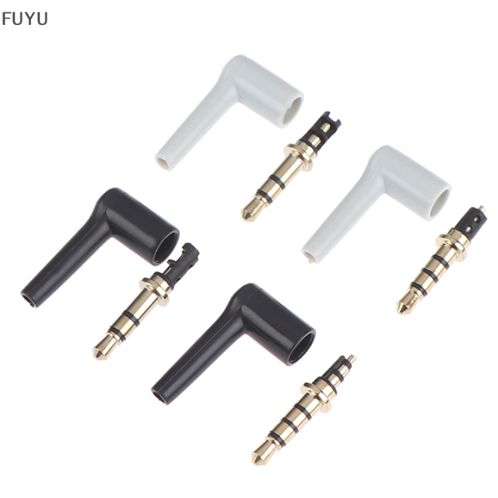 fuyu-2ชิ้น-ล็อต90องศา3-5mm-stereo-headset-plug-jack-3-4-pole-3-5-gold-plated