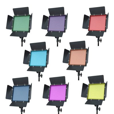 12INCH Flash Gels Transparent 8 Colors Correction Balance Lighting Filters For SLR Cameras Photo Studio Accessory