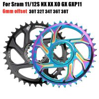 GXP Bike MTB Mountain Bike 3/6Mm Offset 30T/32T/34T/36T/38T Crown Bicycle Chainring For Sram11/12S NX XX XO GX GXP11 Crank Parts