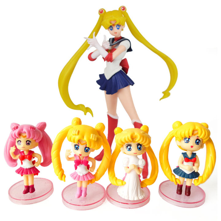 Thủy thủ Mặt Trăng Sailor Moon có giá đỡ Usagi 16cm làm đồ chơi quà tặng