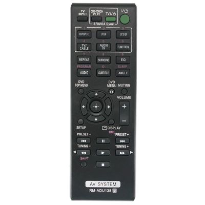 -ADU138 Replace Remote Control fit AV System DAV-TZ145 HBD-TZ140 HBD-TZ145