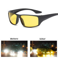 HotNEW Anti-Glare Night-Vision Driver Goggles Night Driving แว่นตา Enhanced Light แฟชั่นแว่นตากันแดดแว่นตารถ Accessries