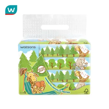 Watsons Velvety soft mini hankies (Miffy) 3ply 10pcs.