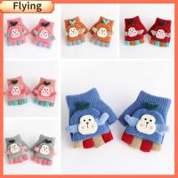 FLYING 2-6 Years เครื่องประดับสำหรับเด็ก เด็ก เด็ก นวมครึ่งนิ้ว ถุงมือ ปกพลิก ถุงมือ