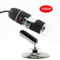 ✚❉ 1000X HD digital USB microscope electronic microscope Camera video microscopeUSB Magnifier calibration ruler 8 LED lights