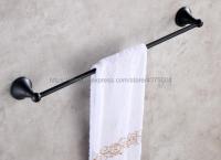 ■ Oil Rubbed Bronze Bathroom Shelf Towel Holder Hanger Towel Single Rail Wall Bathroom Accessories Towel Rack Nba853