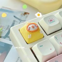 Keyboard Keycaps Handmade Custom Creativity for Mechanical Game Cute Girl Gift Key Cap Lovely Cartoon Stereo Personalized Keycap