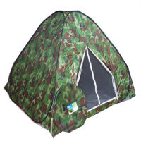 CAMPING IN TH เต็นท์สปริงโยน เต็นท์กางอัตโนมัติ สำหรับ 3-4 คน  200x200x130ซม.(ลายพรางทหาร)