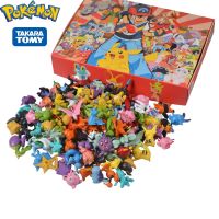 144 Estilo Pokemon Figura Brinquedos อะนิเมะปิกาจู Figura De Ação Modelo Decoração Coletar Brinquedos Para Natal Das Crianças