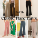 No1Th - กางเกงขาม้า รุ่น Classic Flare Pants (บางไซส์ Pre order)