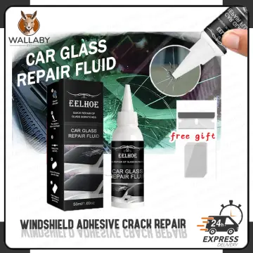 30ml Cracked Glass Repair Tool Kit Car Windshield Glass Scratch Crack  Restore
