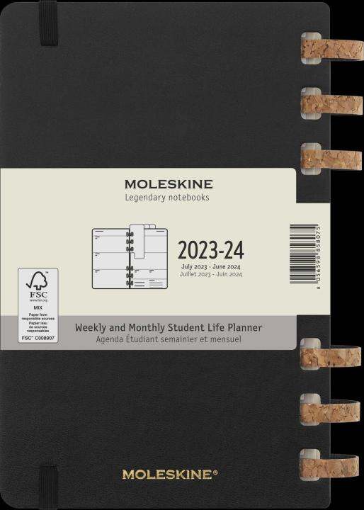 Moleskine 2023 2024 12Month Student Life SPIRAL ACADEMIC PLANNER LARGE
