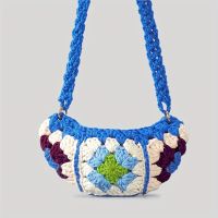 ┋  Granny Crossbody for Designer Crochet Shoulder Knitted Hobos Messenger Small Purses