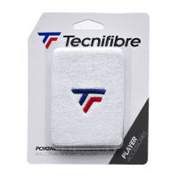 Tecnifibre ผ้ารัดข้อมือแบบยาว Wristband XL | White ( 54WRXLWHIT )