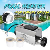 3KW 220V 50/60Hz Pool Heater Electric Swimming Pool and SPA Bath Heating Tub Water Heater Thermostat Swimming Pool Accessories