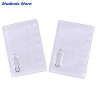 5Pcs Sim Card Storage Case Box Bag Easy Carry Clear pvc Protector Portable For Sim Memory Card multifunctional Universal