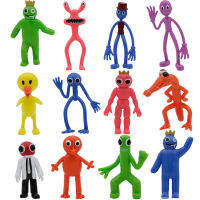 เด็ก Toy Store 6PCS/8PCS Rainbow Companion Friends Series เกมอุปกรณ์ต่อพ่วงรูปเค้กเบเกอรี่ตกแต่งวันเกิด Party Gift