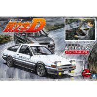 AOSHIMA 1/24โมเดล AE86ประกอบตัว D พร้อมตุ๊กตาเครื่องยนต์05954ของเล่นแบบชุดสะสมการประกอบที่ได้รับการฟื้นฟูอย่างมาก