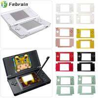 FEBRAIN สำหรับ Nintendo DS Lite ชิ้นส่วนอะไหล่ทดแทน ซ่อมแซมด้วยเครื่องมือ ปลอกหุ้มตัวเครื่อง เคสโฮสต์ กรอบหน้าจอจอ ที่คลุมคอนโซล