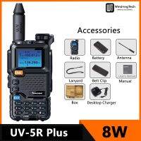 เครื่องรับส่งสัญญาณ UV-5R 8W Tri-Power 50-600Mhz วงดนตรีเต็มสองทางวิทยุรับส่งสัญญาณหลายย่านความถี่ UV-K58 UV-K5