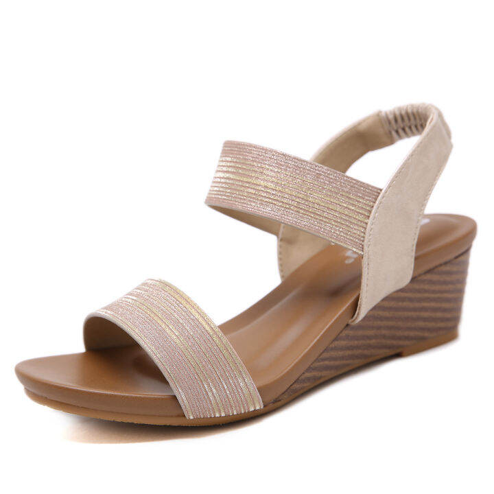 2022 Siketu Brand Original Women's Summer Slanted Heel Wedge Sandals