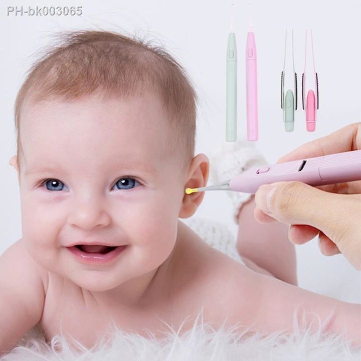 Baby Ear Cleaner Ear Wax Removal Tool Flashlight Earpick Ear Cleaning  Earwax Remover Luminous Ear Curette